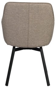 Set de scaune de sufragerie bej 2 buc. tapițat Alison – Rowico