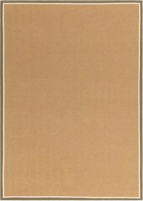 Covor kaki/în culoare naturală reversibil, țesut manual din iută 200x290 cm Bordo Herringbone Khaki – Asiatic Carpets