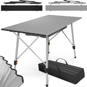MIADOMODO Masă de camping pliabilă, 90 x 45 x 53 cm
