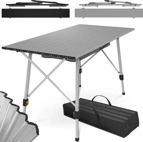 MIADOMODO Masă de camping pliabilă, 90 x 45 x 53 cm