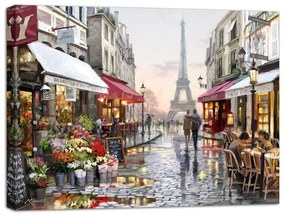 Tablou Styler Canvas Watercolor Paris I, 85 x 113 cm