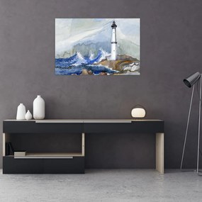 Tablou cu pictura farului (90x60 cm)