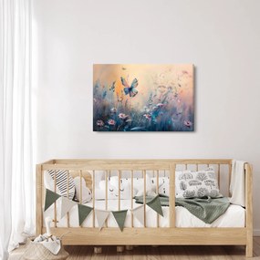 Tablou - Pajiște cu Fluture II (90x60 cm)