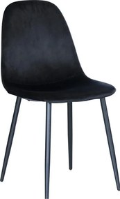 Set - 4 scaune de dining AVENBERG RIVA - Negru