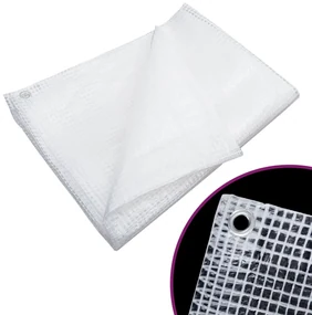 Prelata Leno 140 g/m², alb, 2x3 m
