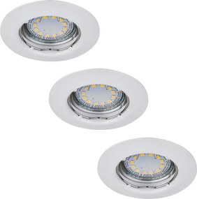 Rabalux 1046 - Set 3 spoturi LED încastrate LITE 3xGU10-LED/3W/230V