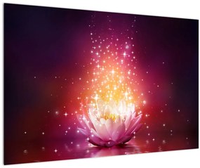 Tablou cu floare de lotus (90x60 cm)