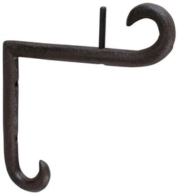 Cuier de perete decorativ, din fonta, Rideau