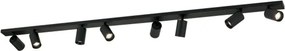 Orion - Spot aplicat SEAN 8xGU10/13W/230V negru