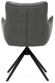 Set de scaune de sufragerie cu mecanism deîntoarcere DCH-D1345 GREY2, 2 buc.