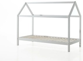 Set Pat Căsuță, cu Sertar, Alb, 90 x 200 cm, Pin Masiv – Dallas – Vipack