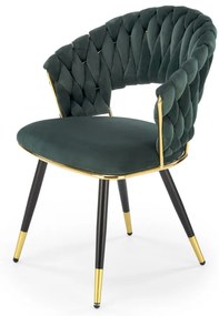 Scaun K551 velvet verde