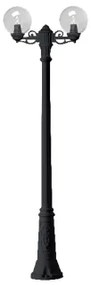 Stalp exterior 2 becuri E27 IP44 GLOBE 96G250GB2L/BL