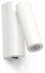Aplica moderna cu reader LED design minimalist ROB alba