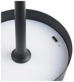 Veioză neagră LED (înălțime 37 cm) Bradford – House Nordic