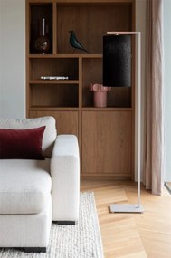 Lampa de podea Boston metal sand abajur negru