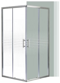 Cabină de duș pătrată Spirit Matrix 90x90
