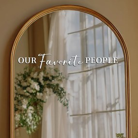 Autocolant pentru oglindă S46 – Our favorite people
