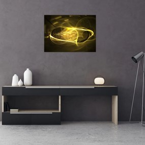 Tablou pe sticlă modern abstract (70x50 cm)