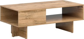 Masuta cafea ZELE, stejar wotan, PAL laminat, 120x60x46 cm