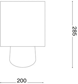 Lampă de masă Ideal Lux KALI 1xE14/40W/230V crem/bej