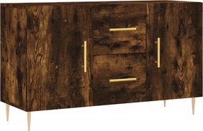 vidaXL Dulap, stejar fumuriu, 100x36x60 cm, lemn compozit