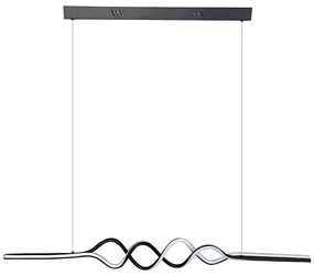 Lustră LED pe cablu ANCONA LED/36W/230V auriu