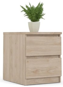 Noptieră cu aspect de lemn de stejar Naia - Tvilum