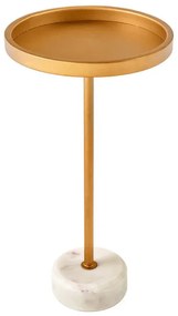 Masuta Laterala, Marmura, Metal, TRAYFUL 60cm, A-44849 VC