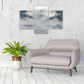 Tablou cu lupi (90x60 cm)