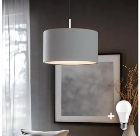 Lustră LED pe cablu Eglo TUNJA 1xE27/60W/230V gri