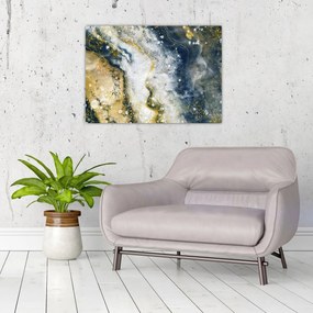 Tablou - Abstract auriu (70x50 cm)