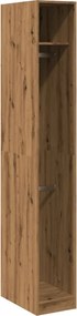 vidaXL Șifonier, stejar artizanal, 30x50x200 cm, lemn prelucrat