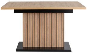 JAKS Masă extensibilă 130 - 180 cm stejar artisan negru Giant