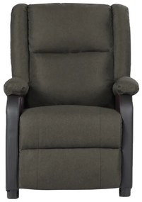329497 vidaXL Fotoliu de masaj, gri închis, piele ecologică și textil