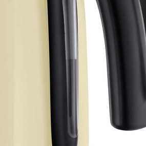 Cana electrica Russell Hobbs Colours Plus Classic Cream 20415-70, 2400 W, 1,7 l, Fierbere rapida, Element de incalzire ascuns, Baza rotativa la 360°, Indicator, Crem