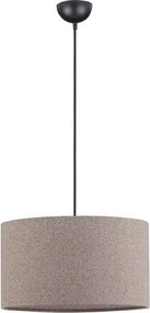 Lustra suspendata cu abajur maro deschis SYRIN