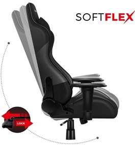 Fotoliu gaming Fusion 6.2 (negru + carbon). 1087483