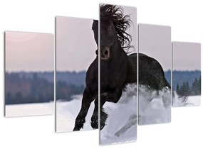 Tablou - cai în zăpadă (150x105cm)