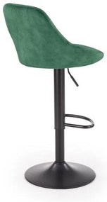 Scaun de bar H101 velvet verde