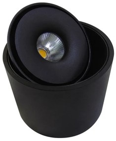 Spot LED aplicat directionabil de tavan/plafon BOSTON TUBE negru ZZ AZ3468