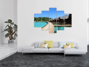 Tablou cu Maledive (150x105 cm)