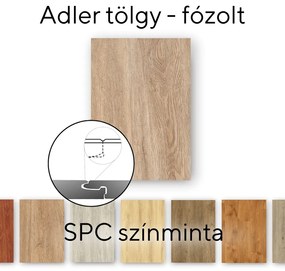 Pardoseală laminată Leziter Adler stejar vinil SPC mostră/buc