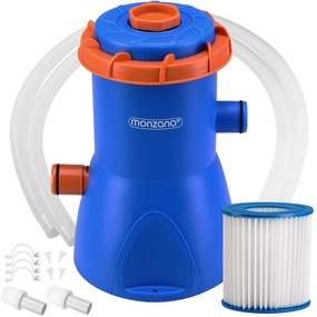 Deuba Pompa filtru piscina MZP40 albastru/portocaliu 3.400L/h