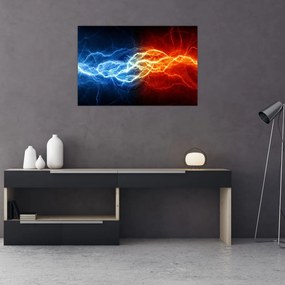 Tablou cu tensiunea de curent (90x60 cm)
