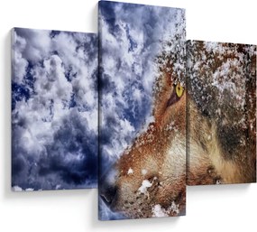 Tablou cu lup (90x60 cm)