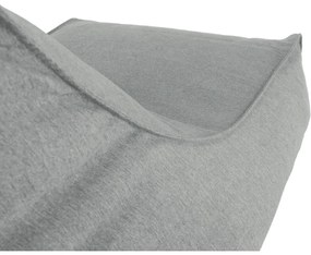 Fotoliu tip sac, material textil gri deschis, EGALEO