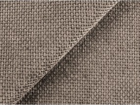 Canapea bej extensibilă/cu spațiu de depozitare cu tapițerie din chenille 252 cm Kona – Makamii