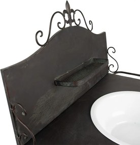 Consola vintage de exterior, din metal, Lavandiere