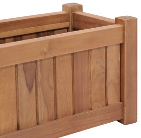 Strat inaltat, 50 x 25 x 25 cm, lemn masiv de tec 50 x 25 x 25 cm, 1, 1